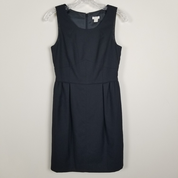 J Crew Factory Sleeveless Black Dress Size 2 - Picture 1 of 6